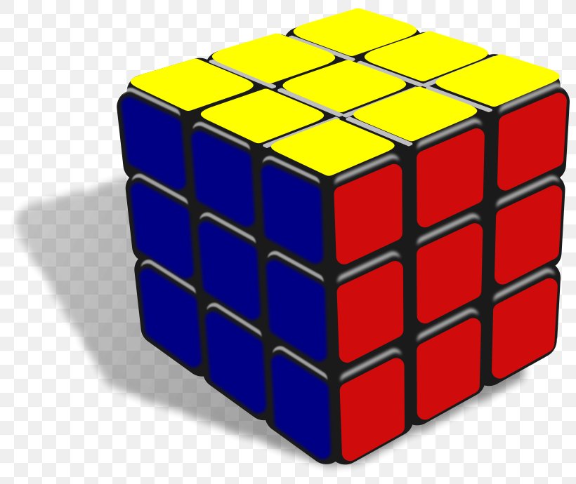 Rubiks Cube Clip Art, PNG, 802x690px, Rubiks Cube, Blue, Coloring Book, Cube, Ernxc5u2018 Rubik Download Free
