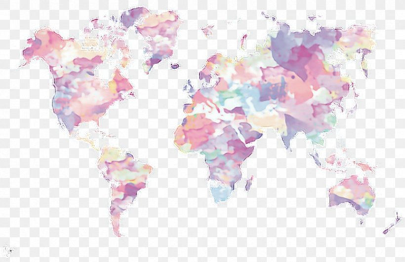 World Map Watercolor Painting Art, PNG, 832x538px, World Map, Art, Canvas, Canvas Print, Cartography Download Free