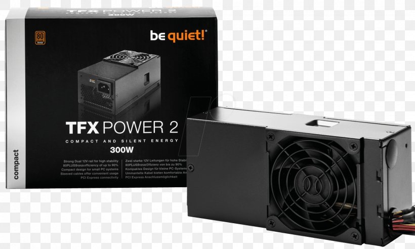 PC Power Supply Unit BeQuiet TFX Power 2 300 W TFX 80 PLUS Bronze Power Converters Corsair Components, PNG, 1560x936px, 80 Plus, Power Supply Unit, Ac Adapter, Atx, Be Quiet Download Free