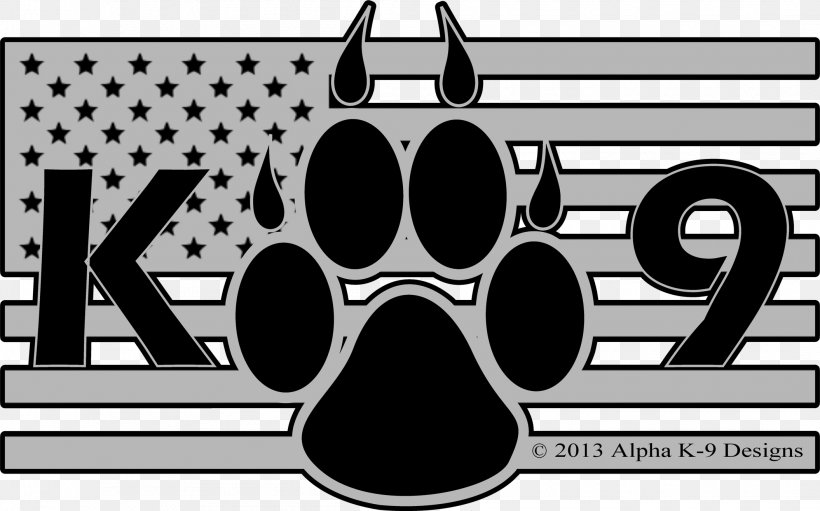Police Dog Police Officer Decal, PNG, 2110x1315px, Police Dog, Black And White, Brand, Copyright, Decal Download Free