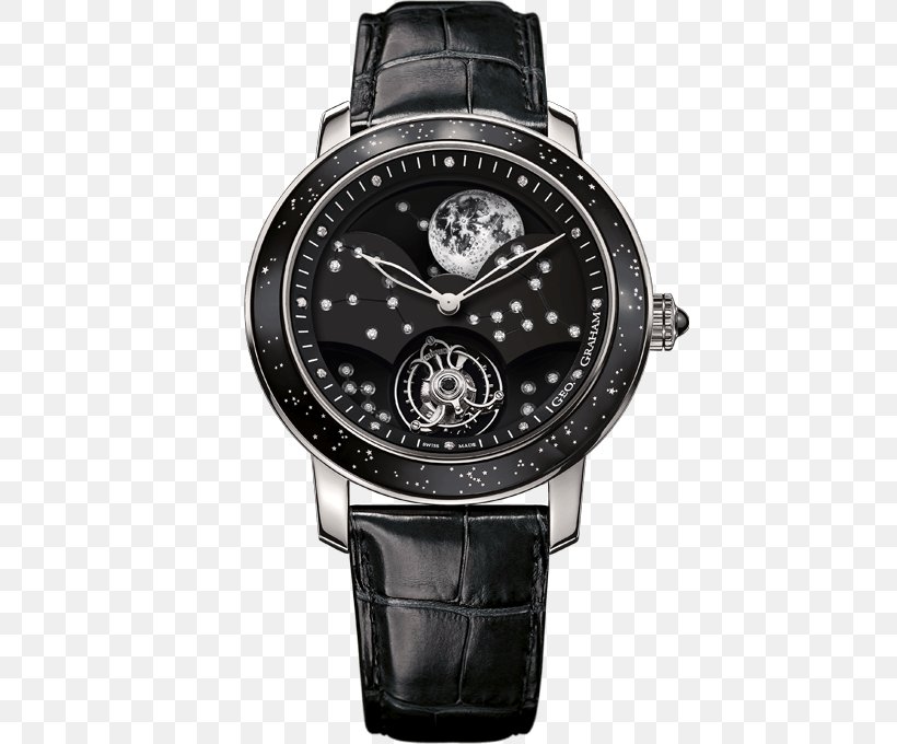 Tourbillon Moon Lunar Phase Orrery Watch, PNG, 580x680px, Tourbillon, Apparent Retrograde Motion, Astronomical Clock, Brand, Clock Download Free