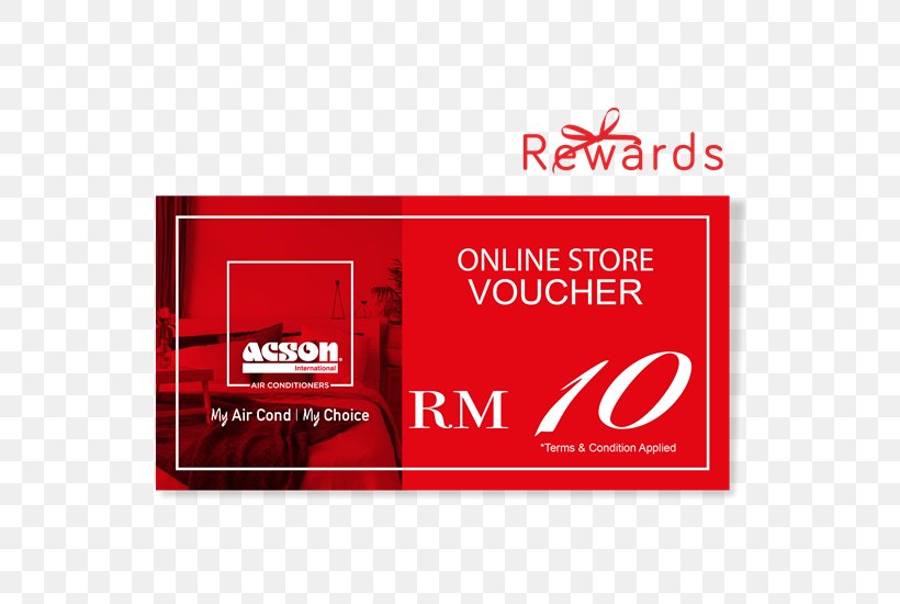Voucher Online Shopping Acson Gift Card Air Conditioning, PNG, 550x550px, Voucher, Acson, Advertising, Air Conditioning, Air Door Download Free