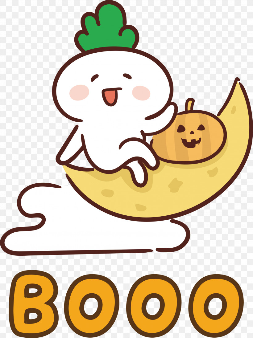 Booo Happy Halloween, PNG, 2242x3000px, Booo, Cartoon, Flower, Happiness, Happy Halloween Download Free