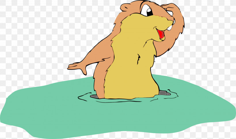 Cartoon Groundhog Animal Figure Marmot Tail, PNG, 3000x1773px, Groundhog Day, Animal Figure, Cartoon, Groundhog, Happy Groundhog Day Download Free