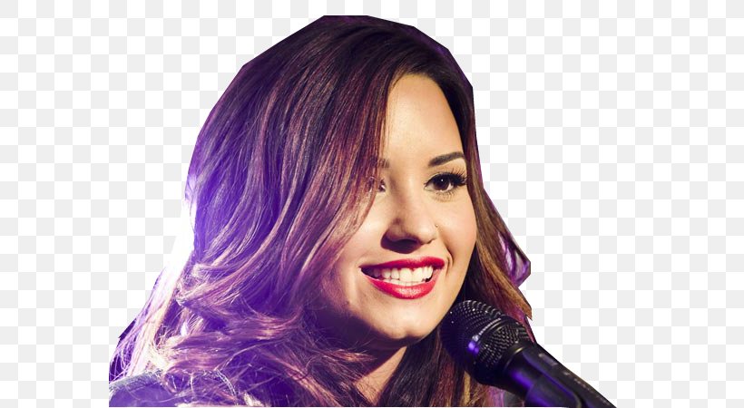Demi Lovato Black Hair Beauty Hair Coloring Common Starling, PNG, 580x450px, Watercolor, Cartoon, Flower, Frame, Heart Download Free