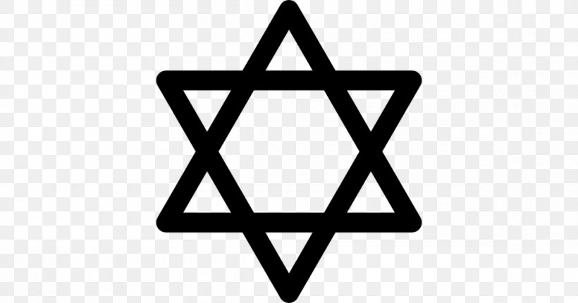 The Star Of David Judaism Symbol, PNG, 1200x630px, Star Of David, Black And White, Brand, David, Judaism Download Free