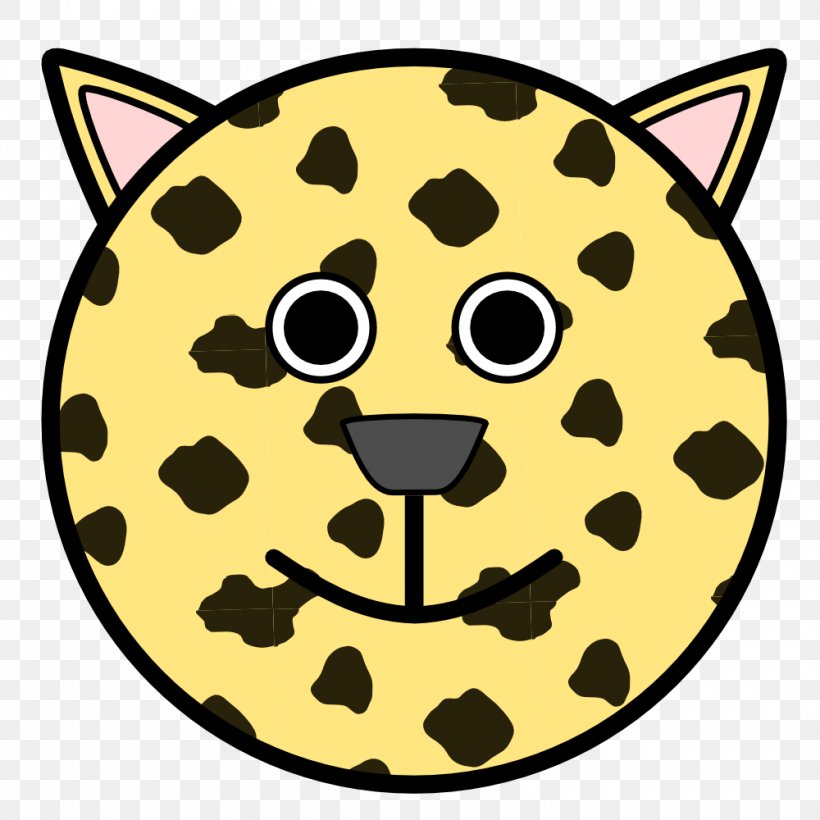 Tiger Cat Face Cartoon Clip Art, PNG, 1000x1000px, Tiger, Carnivoran, Cartoon, Cat, Cat Like Mammal Download Free
