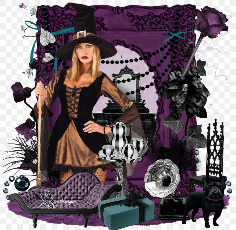 Witchcraft Costume, PNG, 800x800px, Witchcraft, Costume, Pink, Purple, Violet Download Free