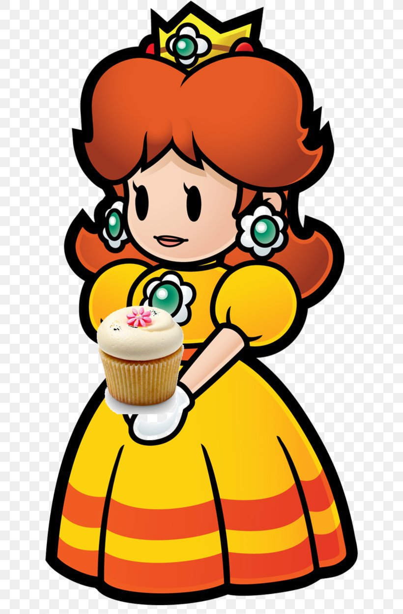 Princess Peach Mario Bros. Princess Daisy Paper Mario, PNG, 638x1250px, Princess Peach, Art, Artwork, Food, Happiness Download Free