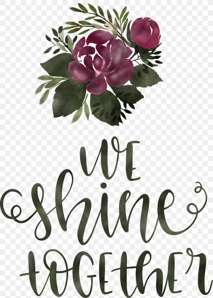 We Shine Together, PNG, 2144x3000px, Logo, Clothing, Floral Design, Gift, Top Download Free
