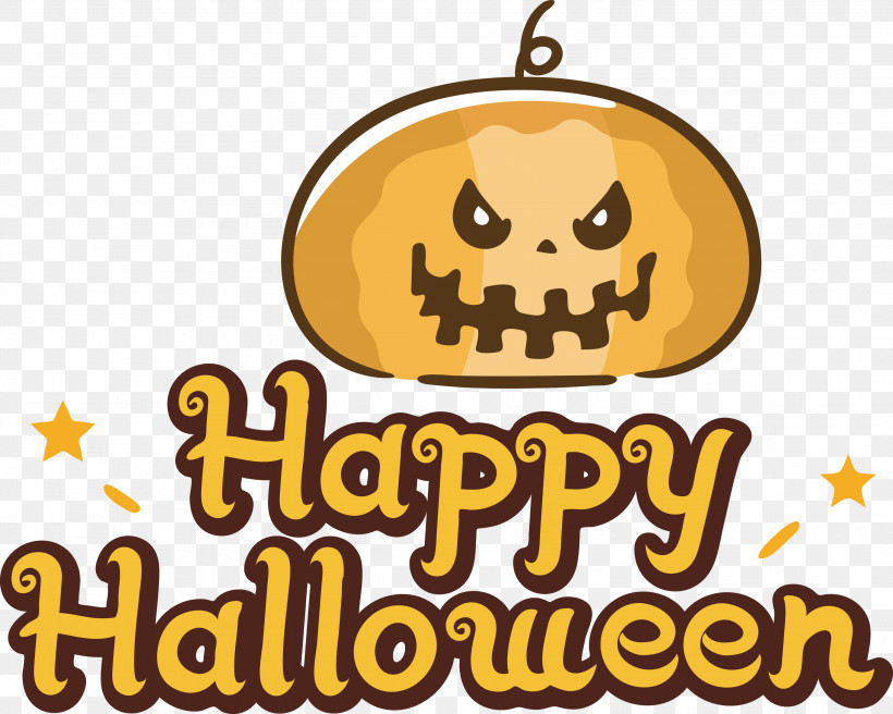 Happy Halloween, PNG, 3000x2400px, Happy Halloween, Biology, Cartoon, Emoticon, Happiness Download Free