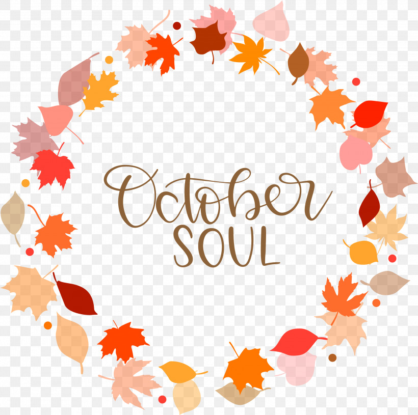 October Soul Autumn, PNG, 3000x2985px, Autumn, Floral Design, Leaf, Line, Petal Download Free