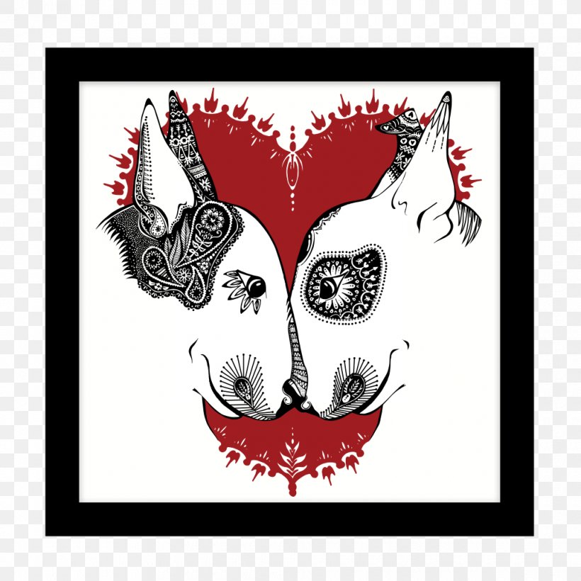 Bull Terrier Bulldog T-shirt Art, PNG, 1020x1020px, Watercolor, Cartoon, Flower, Frame, Heart Download Free