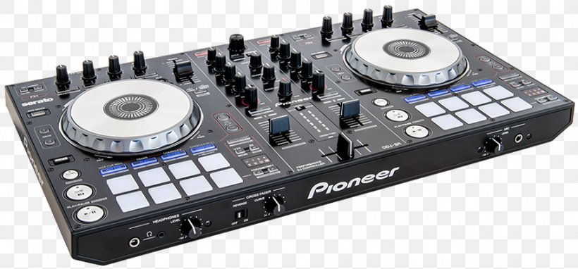 DJ Controller Pioneer DDJ-SR Pioneer DJ Virtual DJ Disc Jockey, PNG, 908x423px, Watercolor, Cartoon, Flower, Frame, Heart Download Free