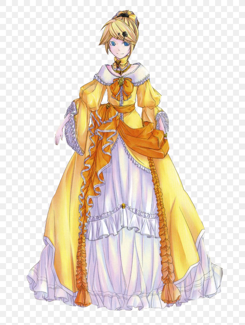 Story Of Evil Kagamine Rin/Len Dress Clothing Austria, PNG, 734x1087px, Watercolor, Cartoon, Flower, Frame, Heart Download Free