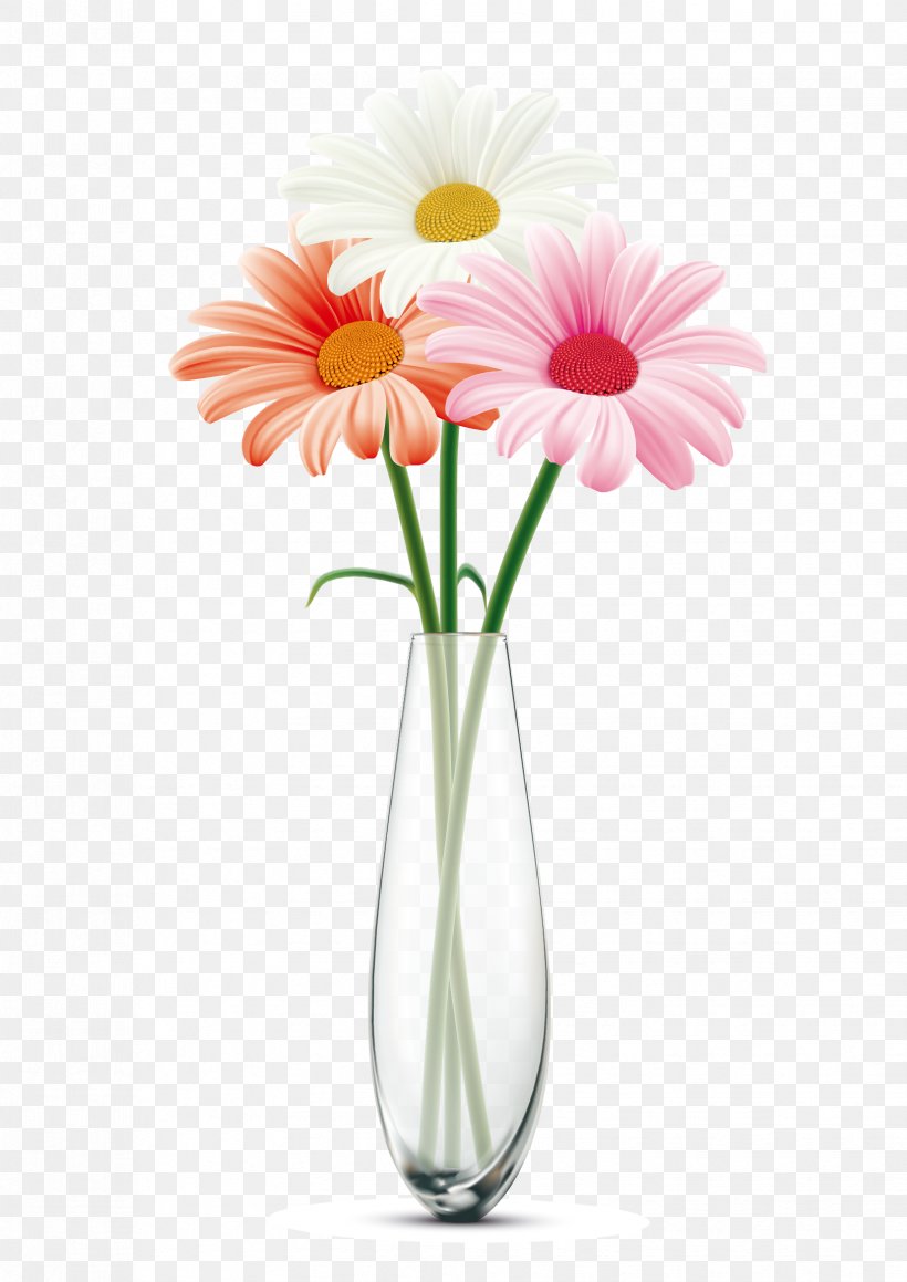 Flower Bouquet Vase Euclidean Vector, PNG, 1654x2339px, Flower, Cdr, Cut Flowers, Daisy Family, Floral Design Download Free