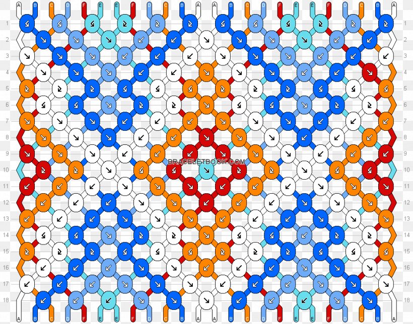 Friendship Bracelet Polka Dot Pattern, PNG, 962x756px, Friendship Bracelet, Area, Art, Bead, Blue Download Free