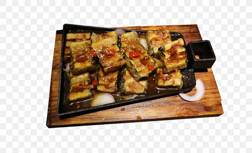 Teppanyaki Stuffed Eggplant Vegetarian Cuisine Braising, PNG, 700x497px, Teppanyaki, Braising, Cuisine, Dish, Eggplant Download Free