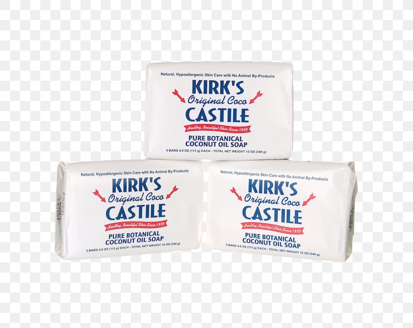 Castile Soap Perfume Kirk's Natural, PNG, 650x650px, Castile Soap, Brand, Castile, Coco, Coconut Oil Download Free