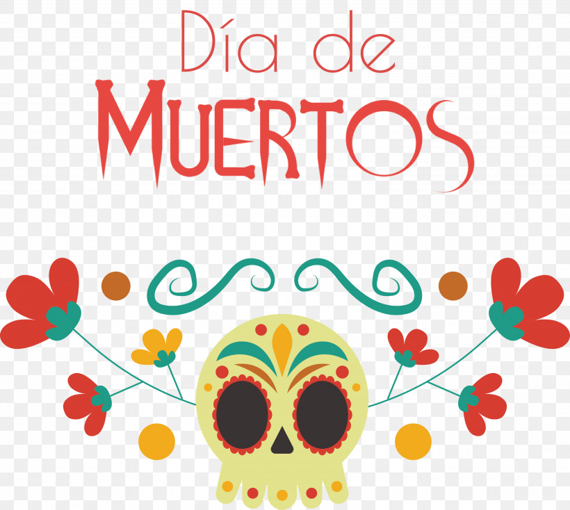 Dia De Muertos Day Of The Dead, PNG, 3000x2686px, D%c3%ada De Muertos, Abstract Art, Cartoon, Day Of The Dead, Drawing Download Free