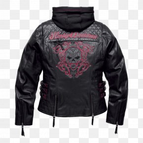 Jacket - Leather Jacket Harley-Davidson Clothing PNG