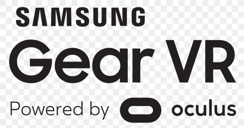 Samsung Gear VR Logo Virtual Reality, PNG, 900x472px, Samsung Gear Vr, Brand, Glasses, Logo, Oculus Vr Download Free