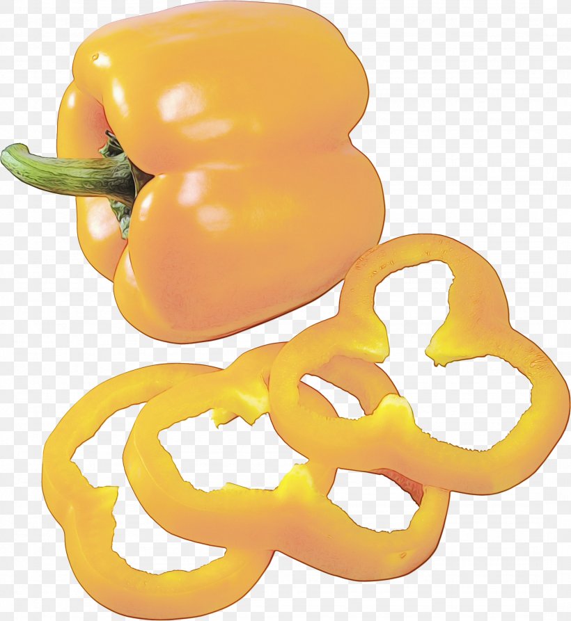 Bell Pepper Yellow Bell Peppers And Chili Peppers Food Vegetable, PNG, 2151x2345px, Watercolor, Bell Pepper, Bell Peppers And Chili Peppers, Capsicum, Chili Pepper Download Free