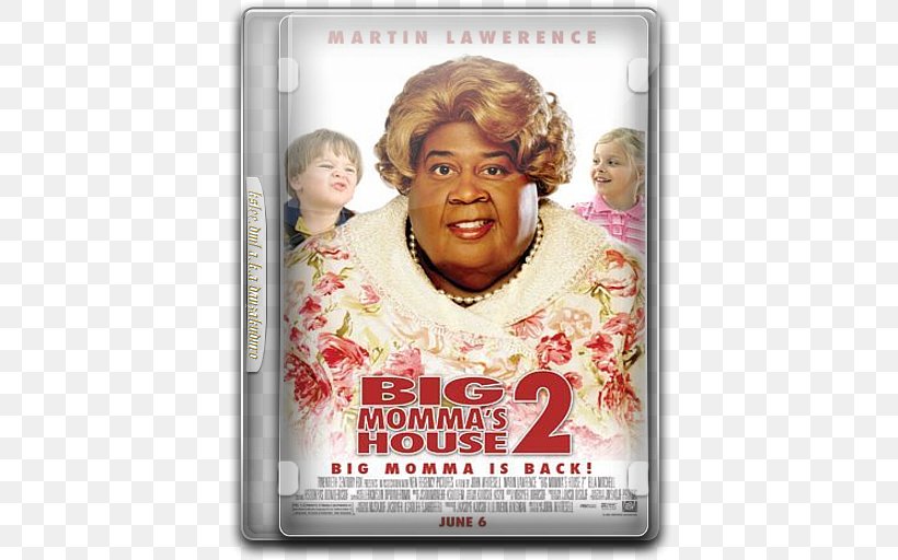 Big Momma's House 2 Martin Lawrence Film Poster Download, PNG, 512x512px, 2006, Martin Lawrence, Actor, Big Mommas Like Father Like Son, Building Download Free