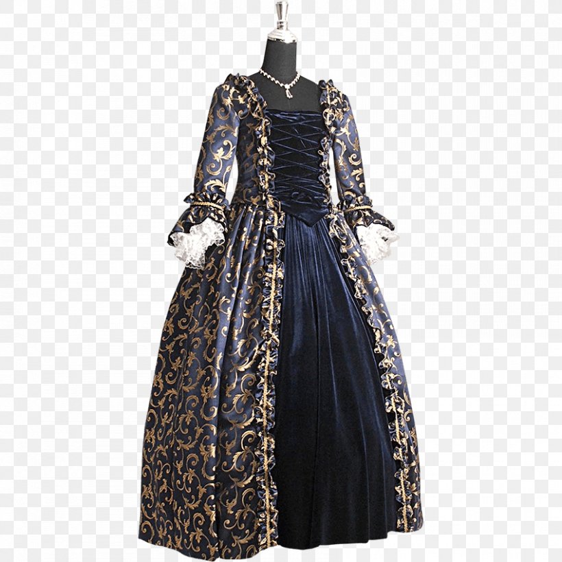 English Medieval Clothing Renaissance Costume Design Dress, PNG, 850x850px, English Medieval Clothing, Black, Clothing, Clothing Sizes, Cocktail Dress Download Free