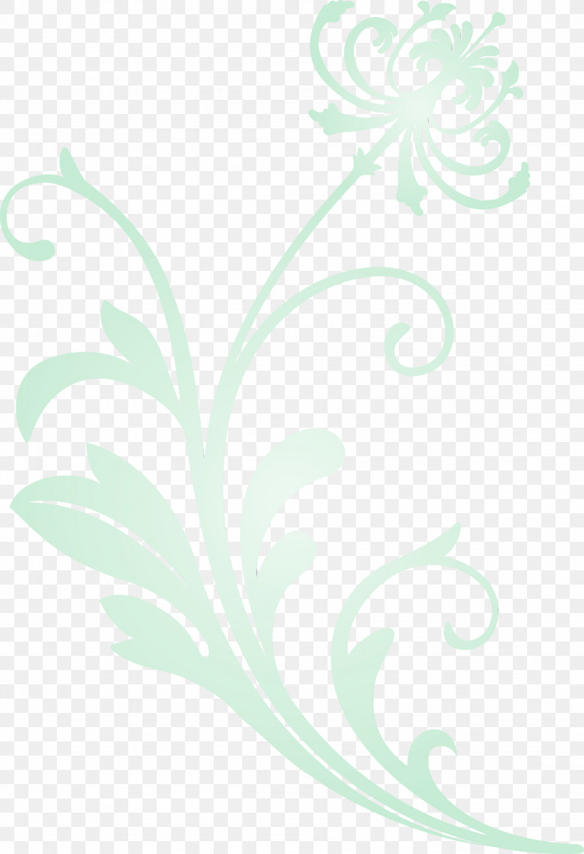 Leaf Aqua Plant Ornament Pattern, PNG, 2052x3000px, Flower Frame, Aqua, Decoration Frame, Leaf, Ornament Download Free