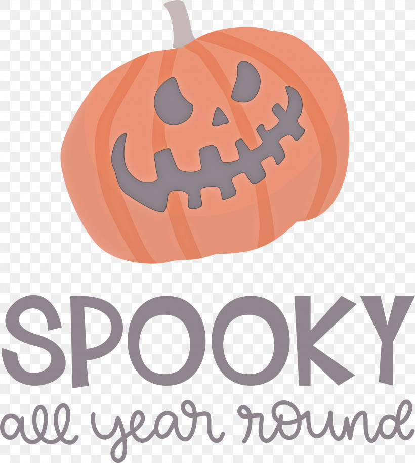 Spooky Halloween, PNG, 2685x3000px, Spooky, Halloween, Logo, Meter, Pumpkin Download Free