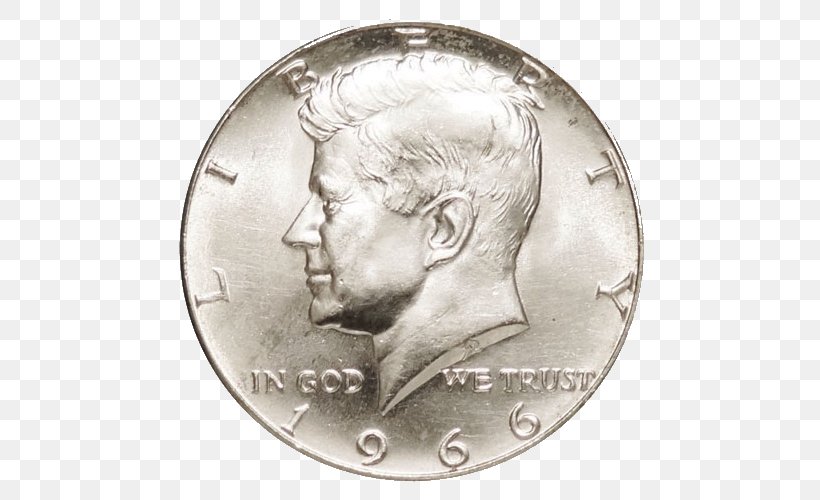 Coin Kennedy Half Dollar Silver Jewellery, PNG, 500x500px, Coin, Black And White, Currency, Gold, Gold Coin Download Free