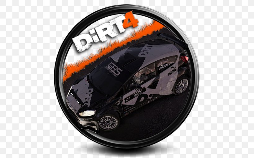 Dirt 4 Dirt Rally Colin McRae: Dirt Dirt: Showdown Colin McRae Rally, PNG, 512x512px, Dirt 4, Automotive Design, Brand, Codemasters, Colin Mcrae Dirt Download Free