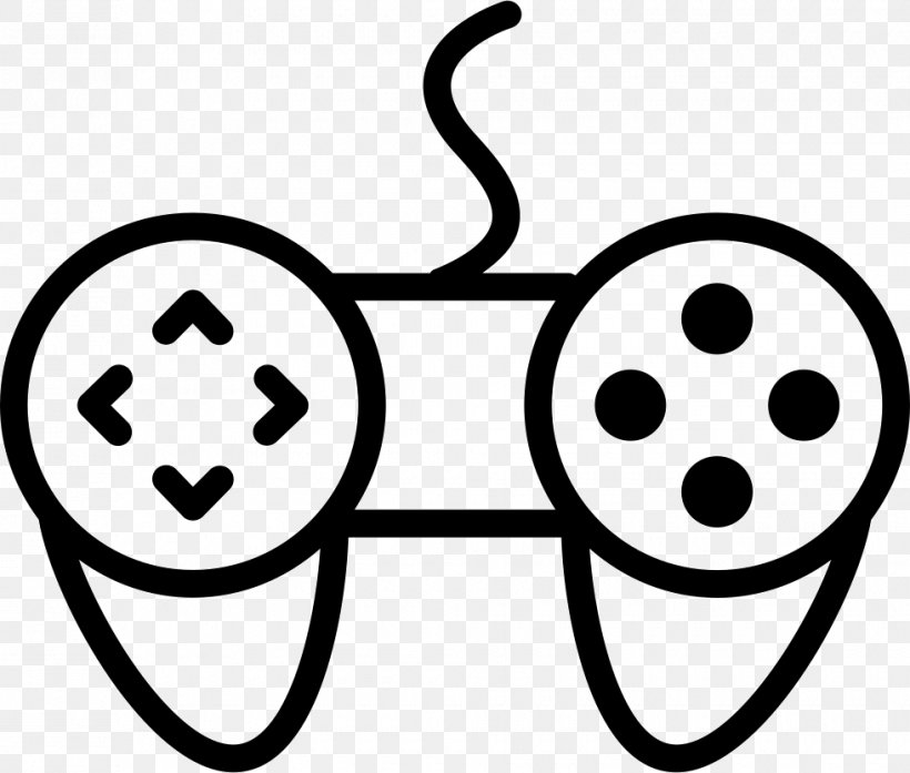 Game Controllers Video Games Xbox One Controller, PNG, 980x834px, Game Controllers, Area, Black And White, Facial Expression, Happiness Download Free