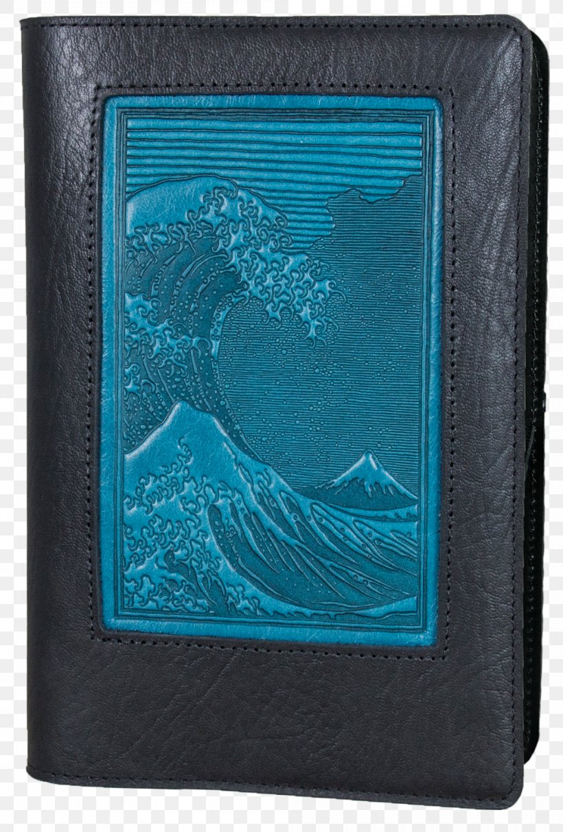 Notebook The Great Wave Off Kanagawa Sketchbook Leather Oberon Design, PNG, 1000x1479px, Notebook, Aqua, Art, Art Deco, Blue Download Free