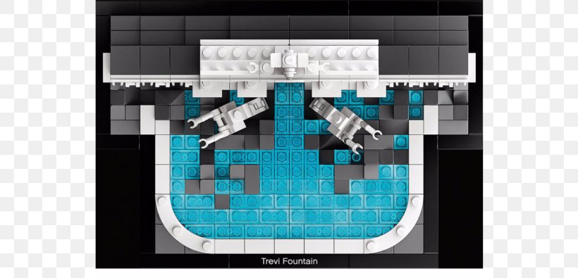 LEGO 21020 Architecture Trevi Fountain Design Brand, PNG, 665x395px, Trevi Fountain, Architecture, Brand, Floor Plan, Fountain Download Free