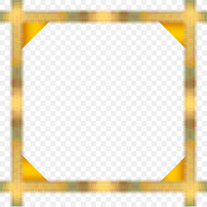Picture Frames Line Angle Pattern, PNG, 832x834px, Picture Frames, Picture Frame, Rectangle, Yellow Download Free