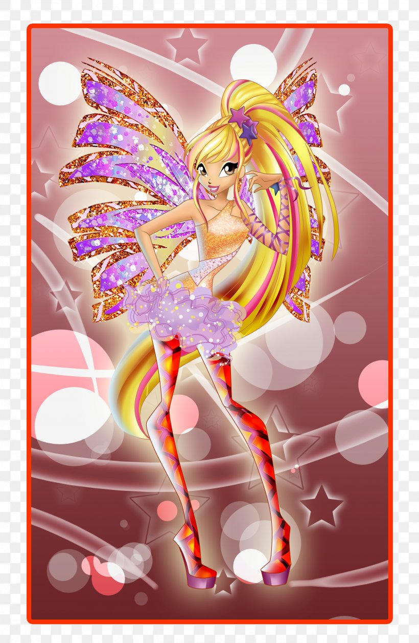 Stella Sirenix Winx Club, PNG, 2740x4198px, Watercolor, Cartoon, Flower, Frame, Heart Download Free