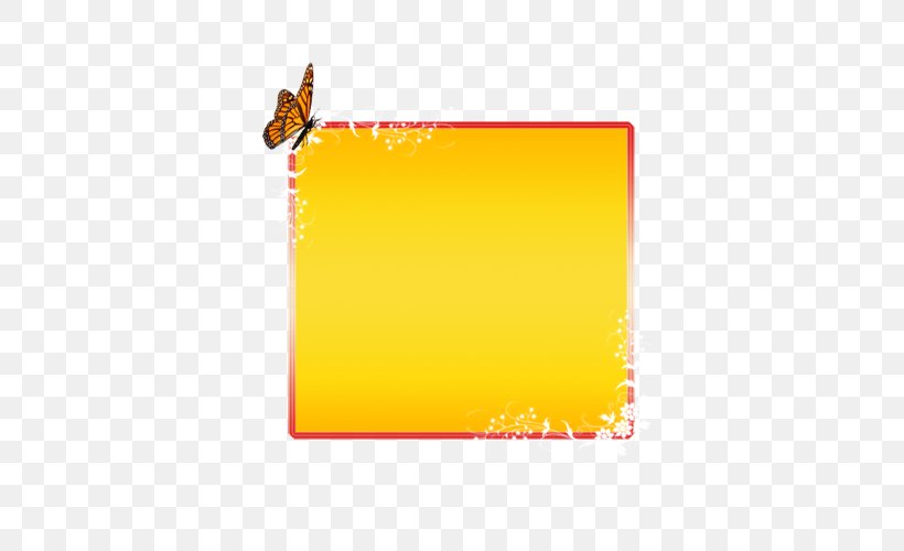 Rectangle, PNG, 500x500px, Rectangle, Orange, Yellow Download Free