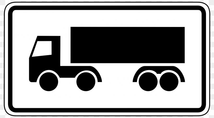 Semi-trailer Truck Car Clip Art, PNG, 1280x705px, Truck, Area, Big Rig, Black And White, Brand Download Free