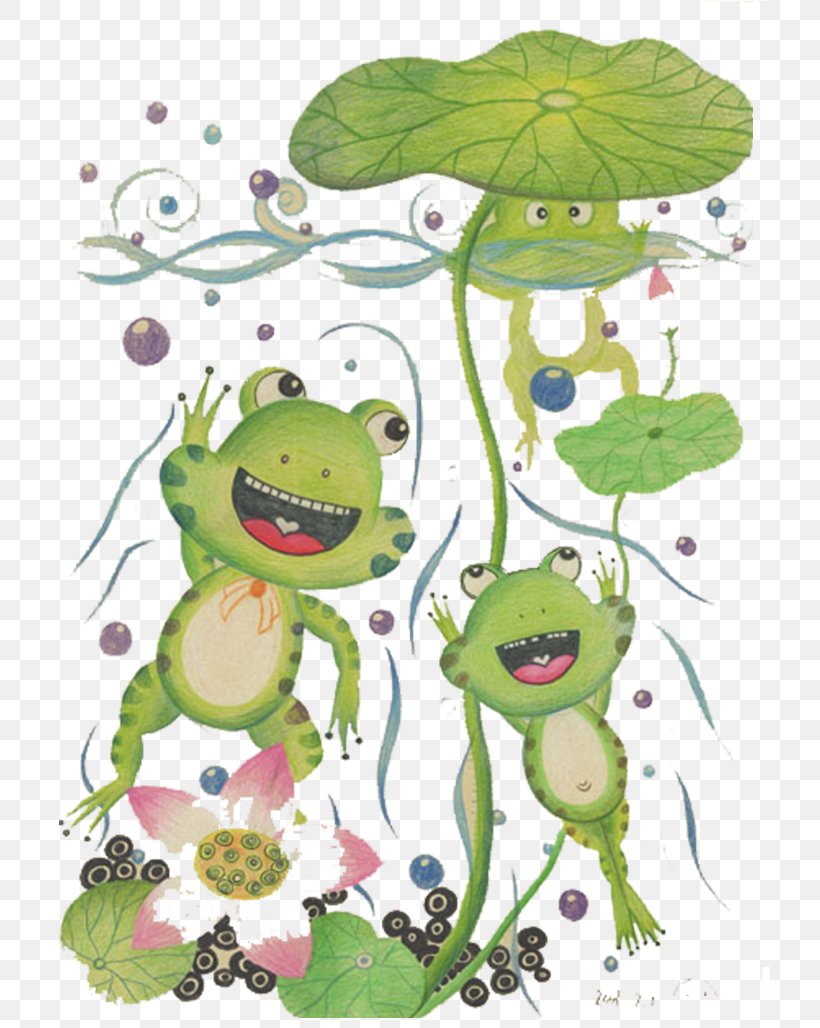 Tree Frog Illustration, PNG, 720x1028px, Frog, Amphibian, Art, Cartoon, Fictional Character Download Free
