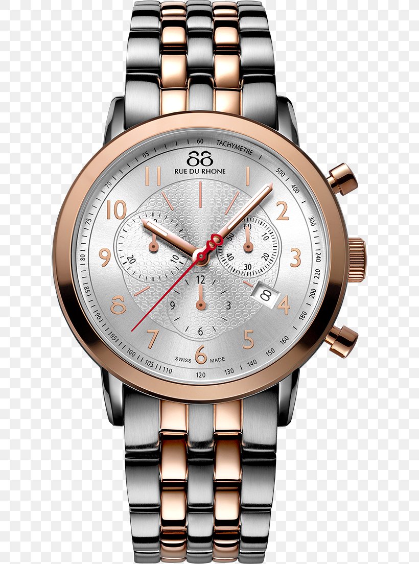 88 Rue Du Rhone Switzerland Rhône Watch Clock, PNG, 617x1104px, 88 Rue Du Rhone, Automatic Watch, Brand, Brown, Chronograph Download Free