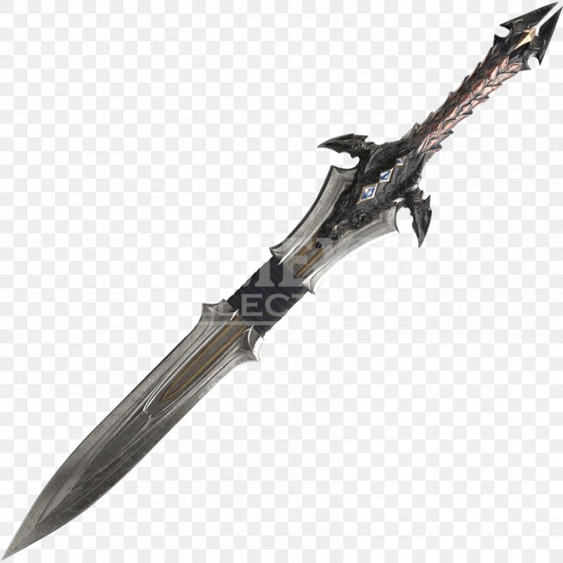 Bowie Knife Anduin Lothar World Of Warcraft Throwing Knife Sword, PNG, 850x850px, Bowie Knife, Anduin Lothar, Blade, Cold Weapon, Dagger Download Free