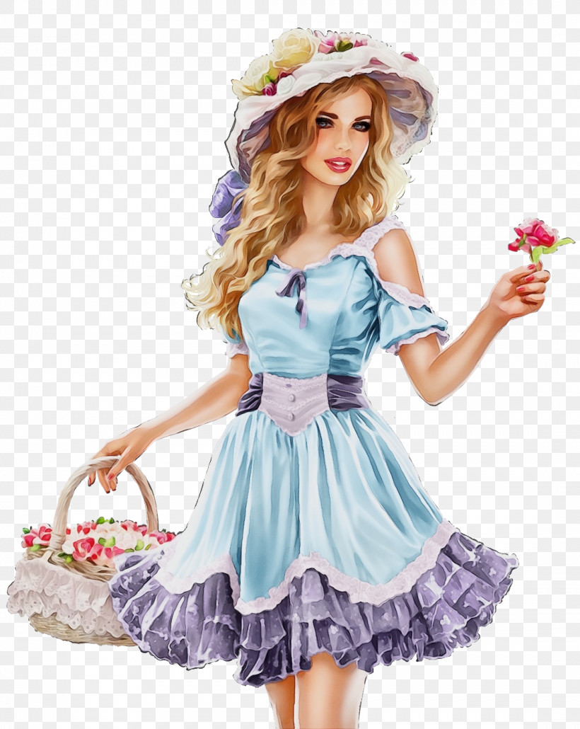 Clothing Pink Costume Dress Day Dress, PNG, 1107x1391px, Watercolor, Child, Clothing, Cocktail Dress, Costume Download Free