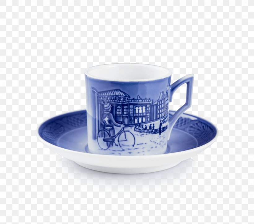 Coffee Cup 2016 Royal Copenhagen Christmas Cup Ice Skating In Copenhagen Year 2016 Nr. RK2016 Alt. 1016866 Saucer Porcelain, PNG, 1130x1000px, Coffee Cup, Blue And White Porcelain, Blue And White Pottery, Ceramic, Coffee Download Free