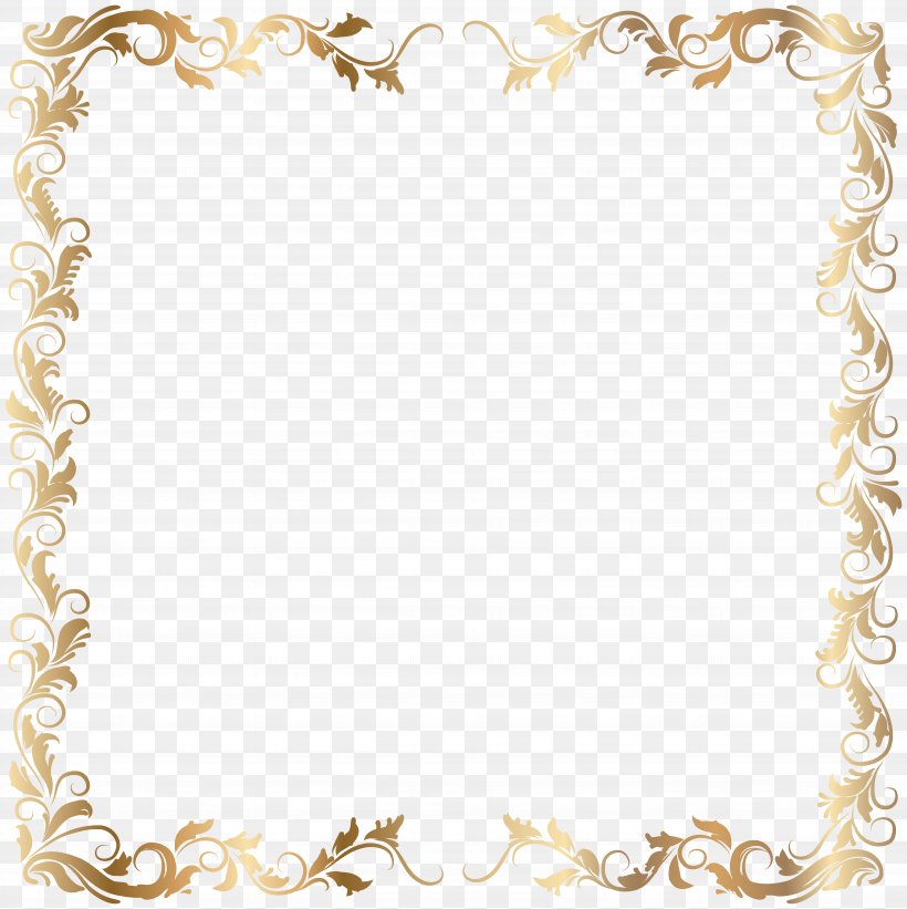 Picture Frames Gold Clip Art, PNG, 7983x8000px, Picture Frames, Art, Art Deco, Art Museum, Body Jewelry Download Free