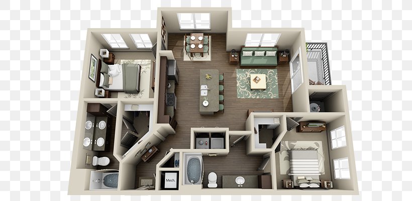 3D Floor Plan Apartment House Plan, PNG, 800x400px, 3d Floor Plan, Apartment, Bedroom, Cottage, Floor Download Free