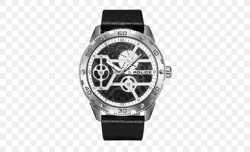 Automatic Watch Police Clock Omega SA, PNG, 500x500px, Watch, Analog Watch, Automatic Watch, Brand, Calvin Klein Download Free