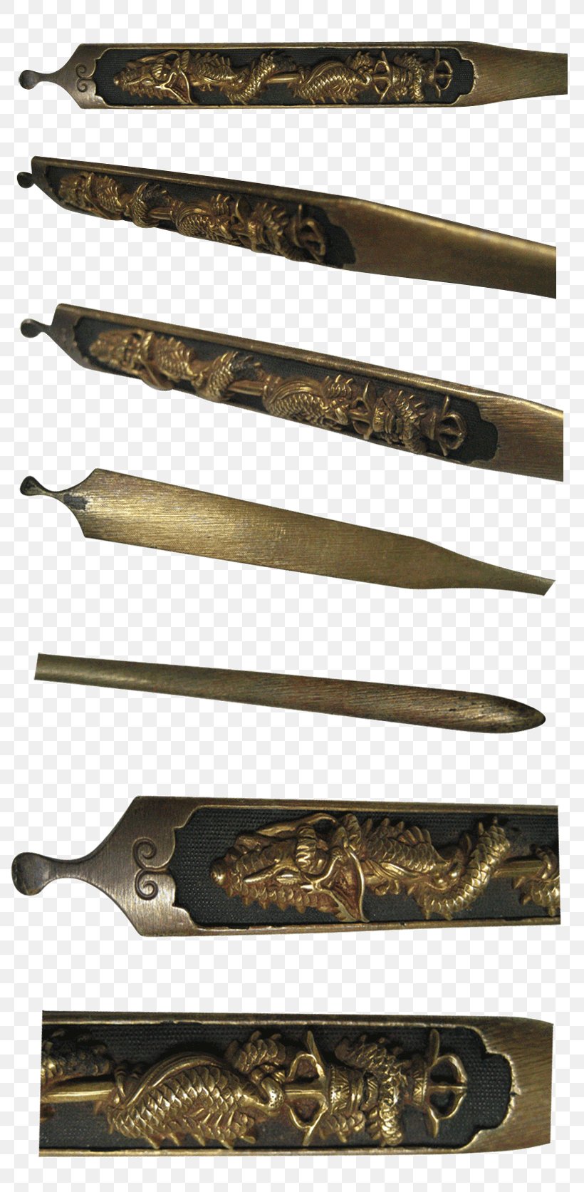 Edo Period Sword Kogai 倶利伽羅剣 Samurai, PNG, 805x1673px, Edo Period, Cold Weapon, Dragon, Kogai, Mon Download Free
