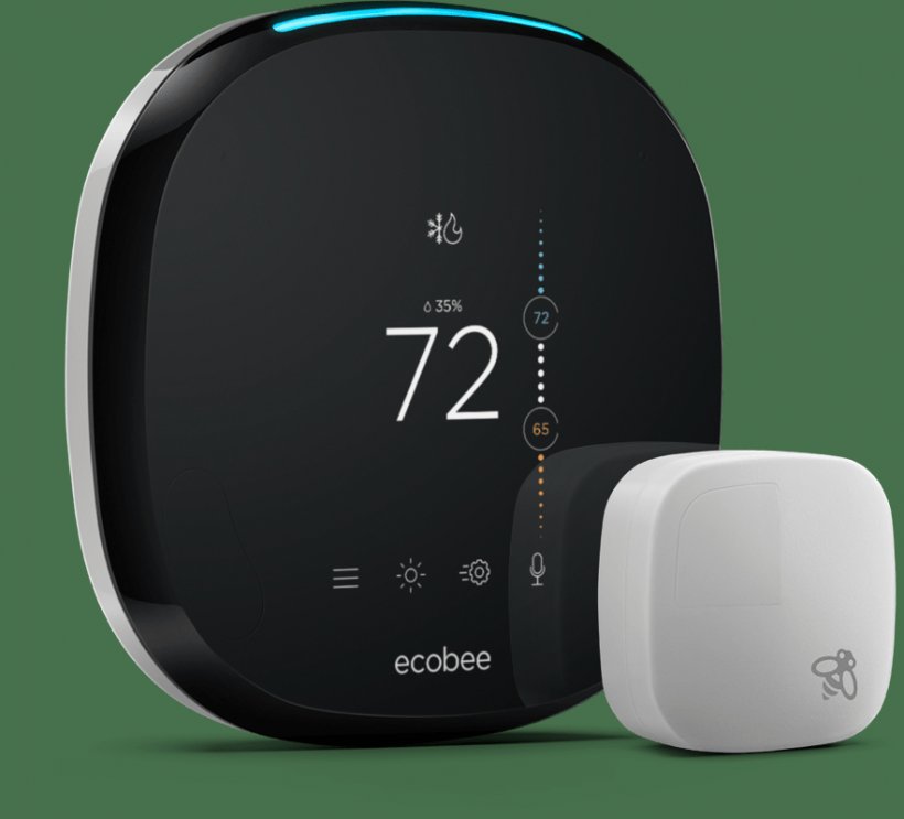 Home Automation Kits Smart Thermostat Ecobee Ecobee4, PNG, 882x800px, Home Automation Kits, Air Conditioning, Amazon Alexa, Audio Equipment, Business Download Free
